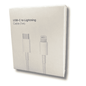 Compact USB-C to Lightning cable for Apple devices