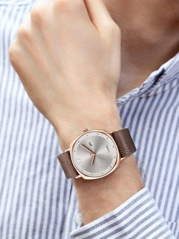 TOMI Classic Leather Strap Watch in Pakistan