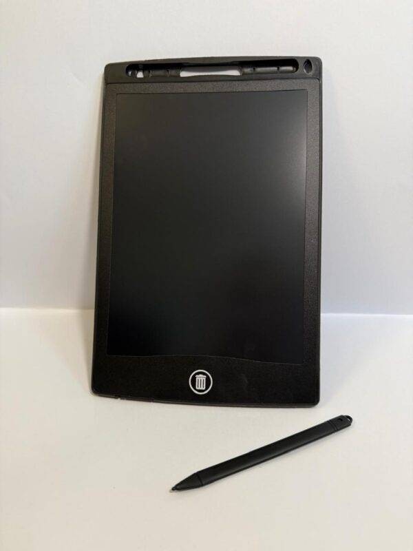 Side view of the 8.5" LCD Writing Tablet to showcase its slim design.